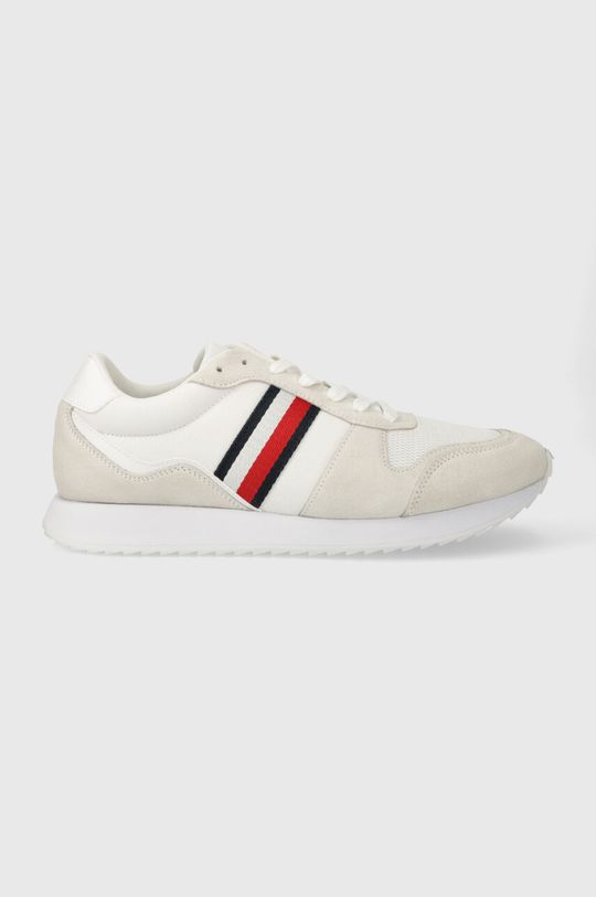 Кроссовки RUNNER EVO MIX ESS Tommy Hilfiger, белый кроссовки tommy hilfiger iconic sock runner mix white