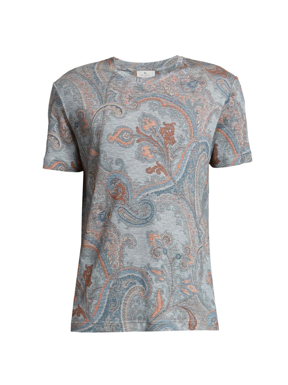 

Футболка с круглым вырезом пейсли Etro, синий