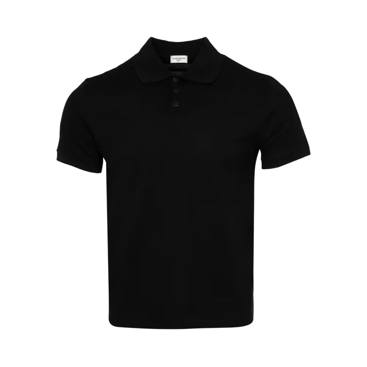 

Рубашка Saint Laurent Polo 'Black', черный