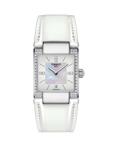 Часы T02, 23 мм х 23 мм Tissot, цвет White