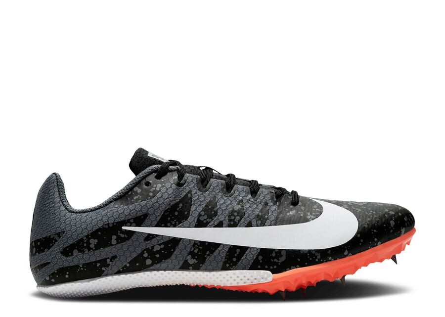 

Кроссовки Nike Zoom Rival S 9 'Black Iron Grey Hyper Crimson', черный