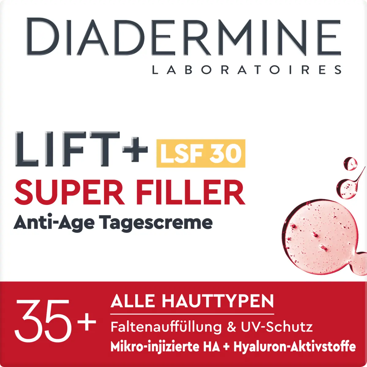 

Крем для лица Lift+ Super Filler Hyaluron SPF30 50мл Diadermine