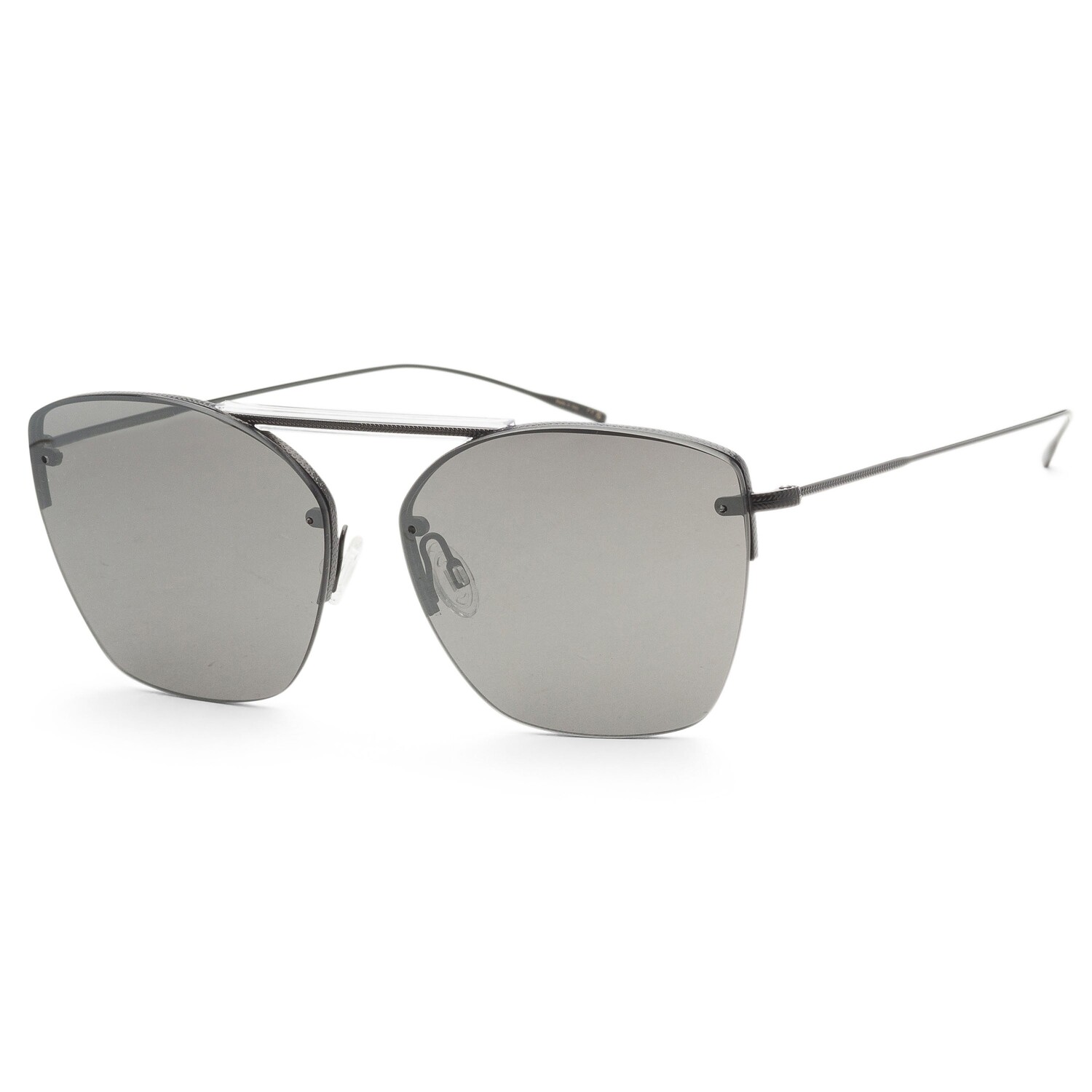 

Oliver Peoples Мужские солнцезащитные очки с матовым черным верхом и кристаллами, 61 мм