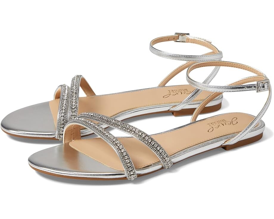 

Сандалии Jewel Badgley Mischka Roslyn, серебряный