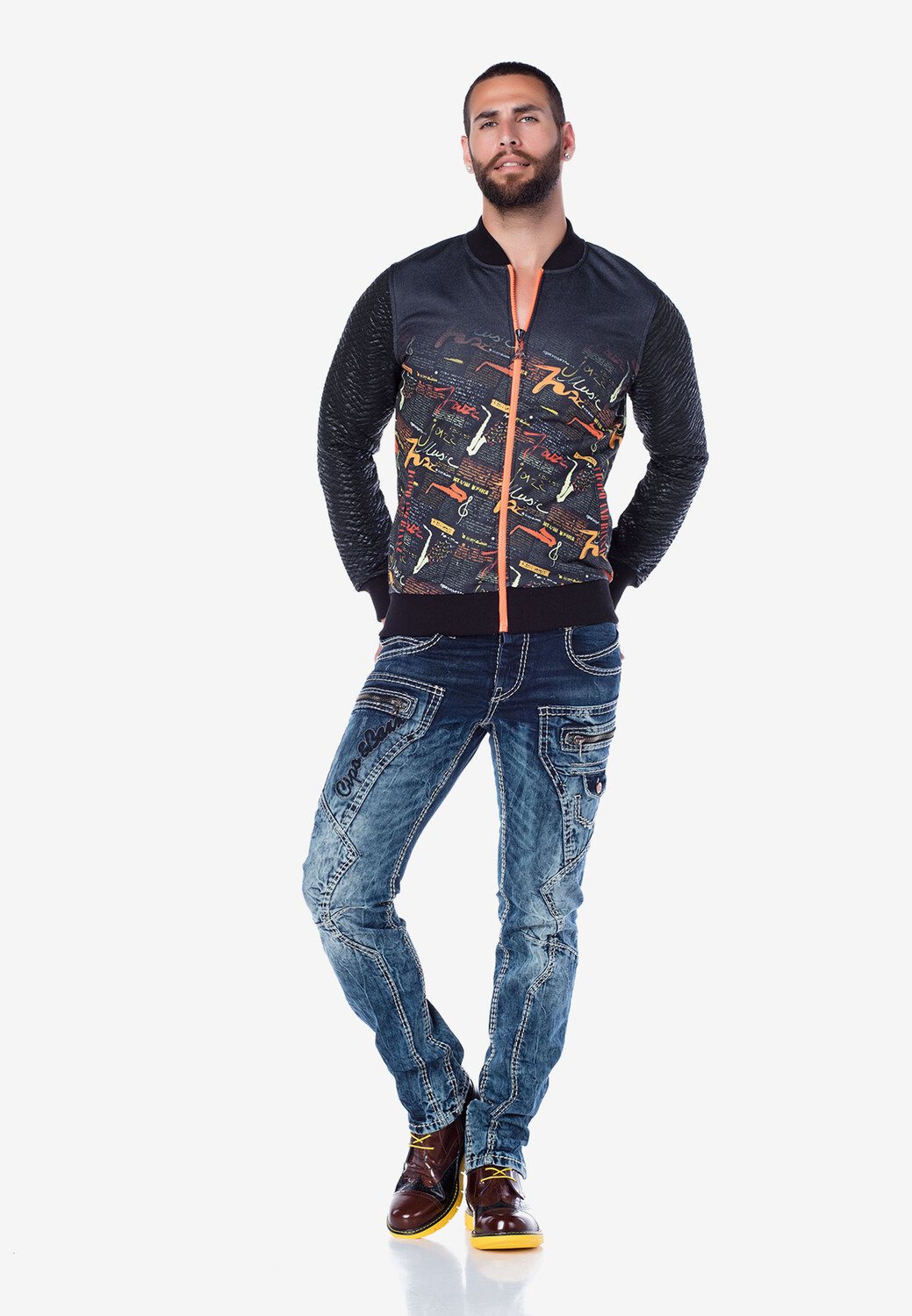 

Куртка Cipo & Baxx Freizeitjacke, черный