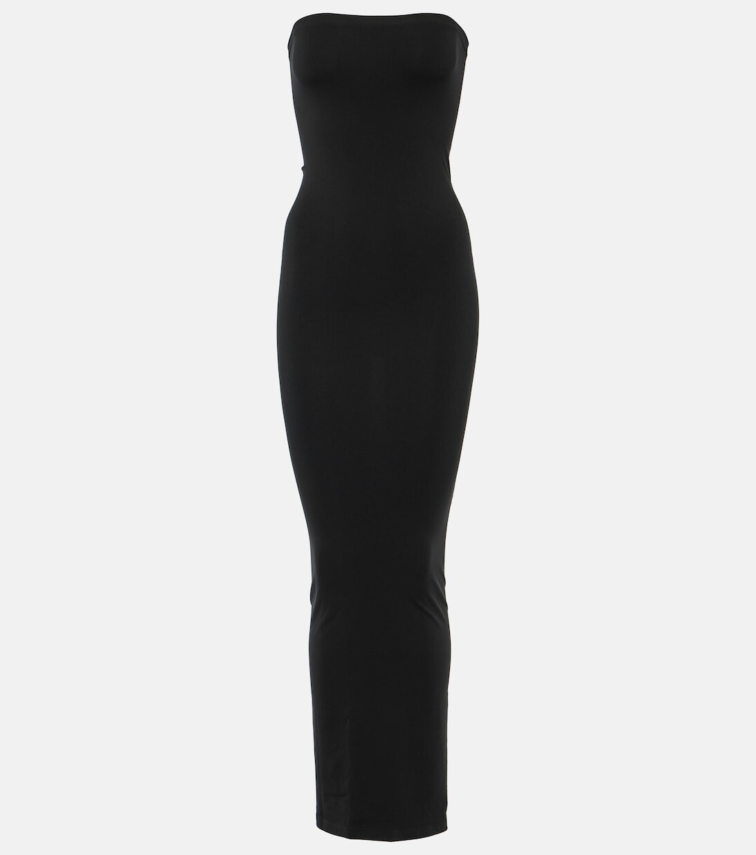 

Платье макси из джерси без бретелек fatal Wolford, черный