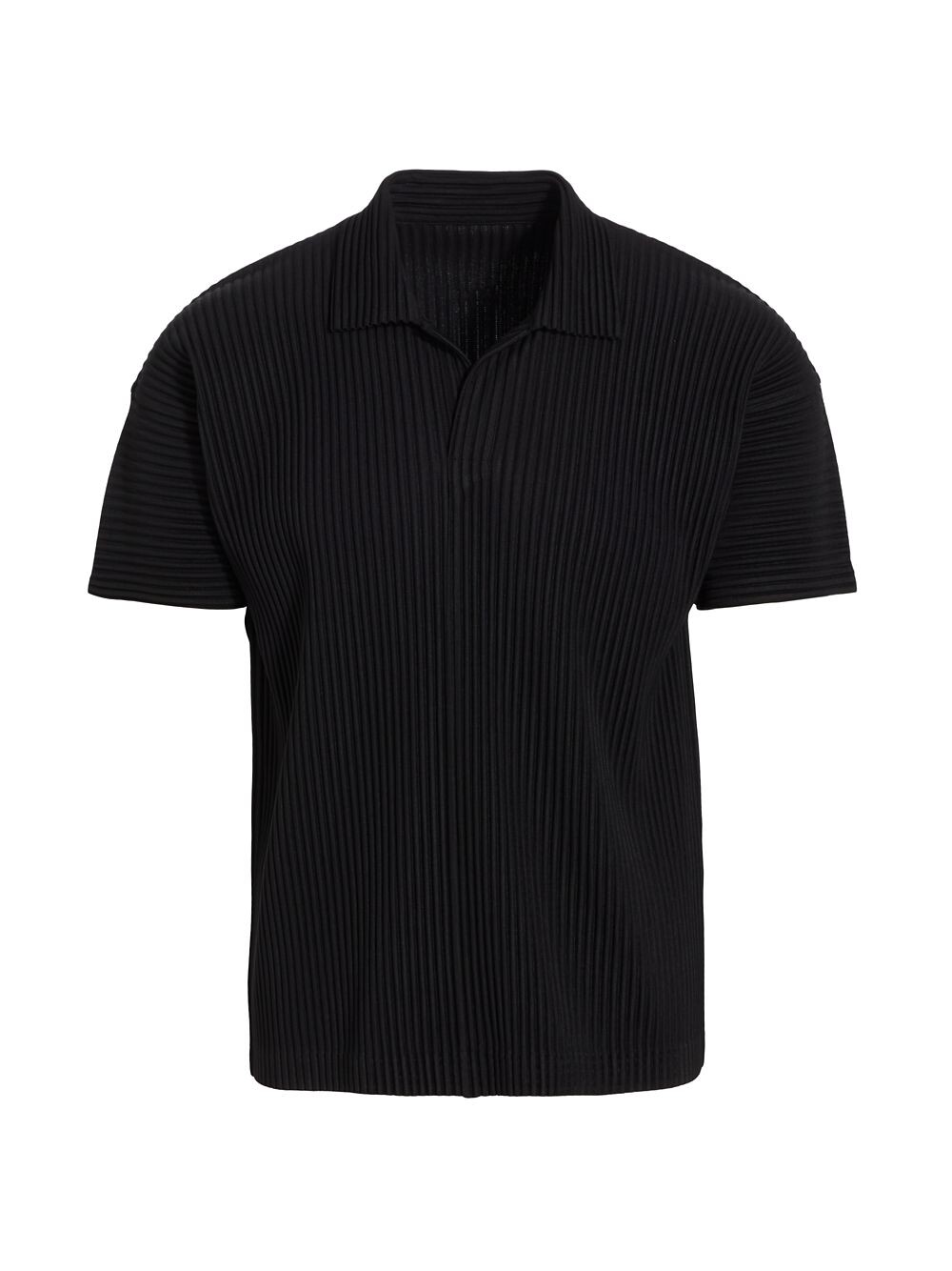 

Рубашка поло Flowers And Vases Basics Homme Plissé Issey Miyake, черный