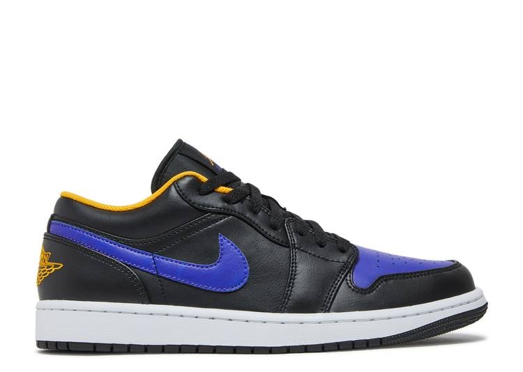 

Кроссовки AIR JORDAN 1 LOW 'LAKERS', черный