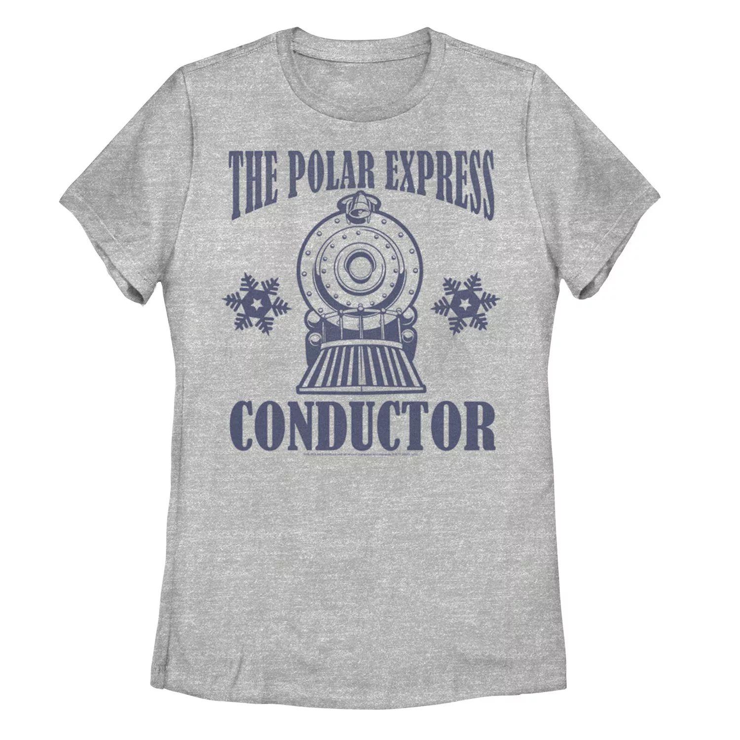мужская футболка polar express santas sleigh licensed character Юниорская футболка Polar Express Conductor Licensed Character