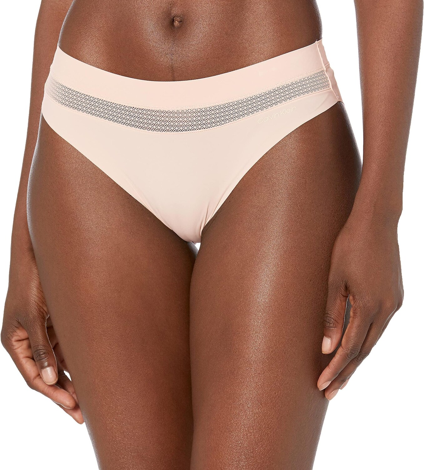 

Женские трусики-бикини идеальной посадки Calvin Klein, цвет Buff Beige