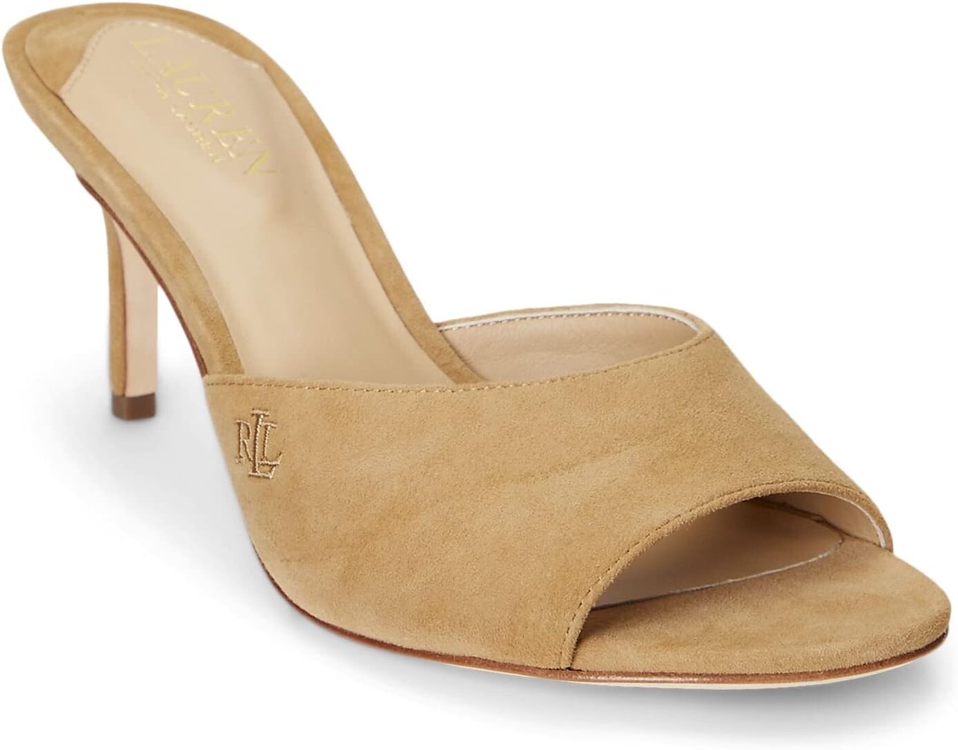 Босоножки Lyanna Suede Sandal LAUREN Ralph Lauren, цвет Camel