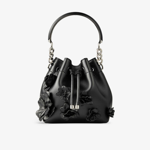 

Кожаная сумка Bon Bon с верхней ручкой Jimmy Choo, черный