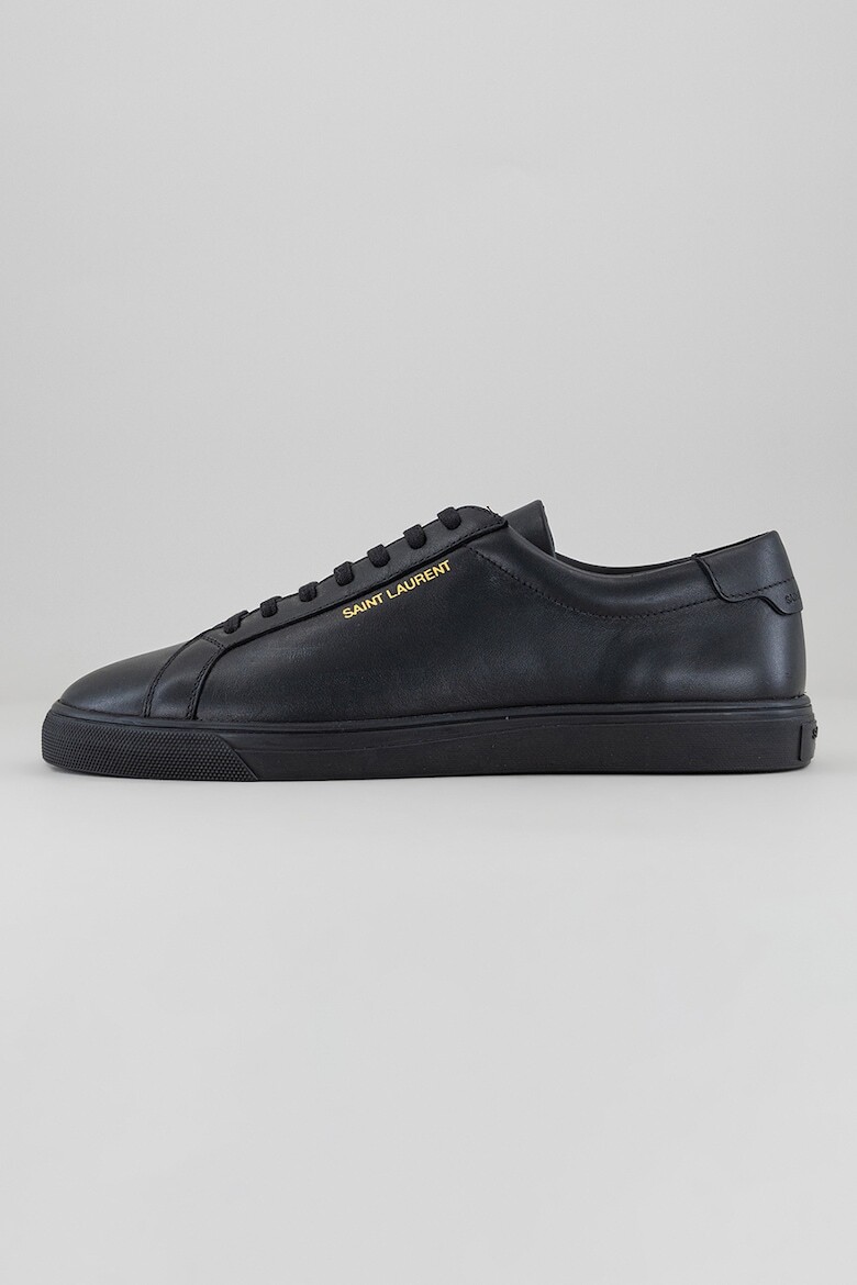 

Кожаные спортивные туфли Andy с логотипом Saint Laurent, черный