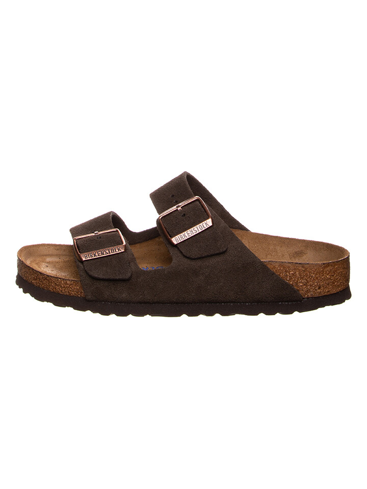 

Мюли Birkenstock Leder Arizona, цвет Dunkelbraun - Weite S