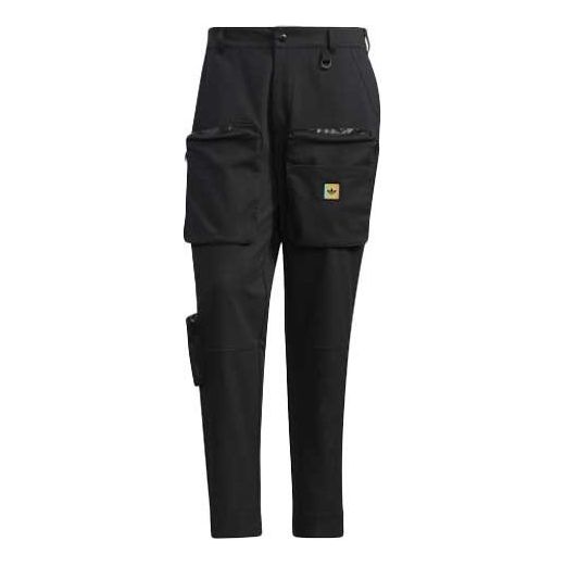 Спортивные штаны adidas originals Premium Wv Pnt Multiple Pockets Cargo Sports Long Pants Black, черный