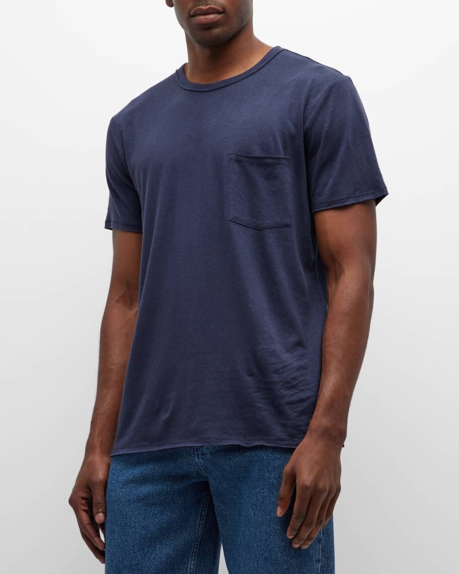 

Мужская футболка Miles из смеси льна Rag & Bone