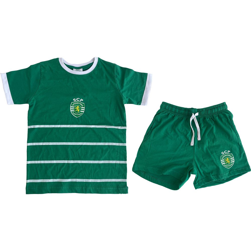 Пижама с коротким рукавом Sporting Cp Junior, зеленый пижама с коротким рукавом granada cf junior красный