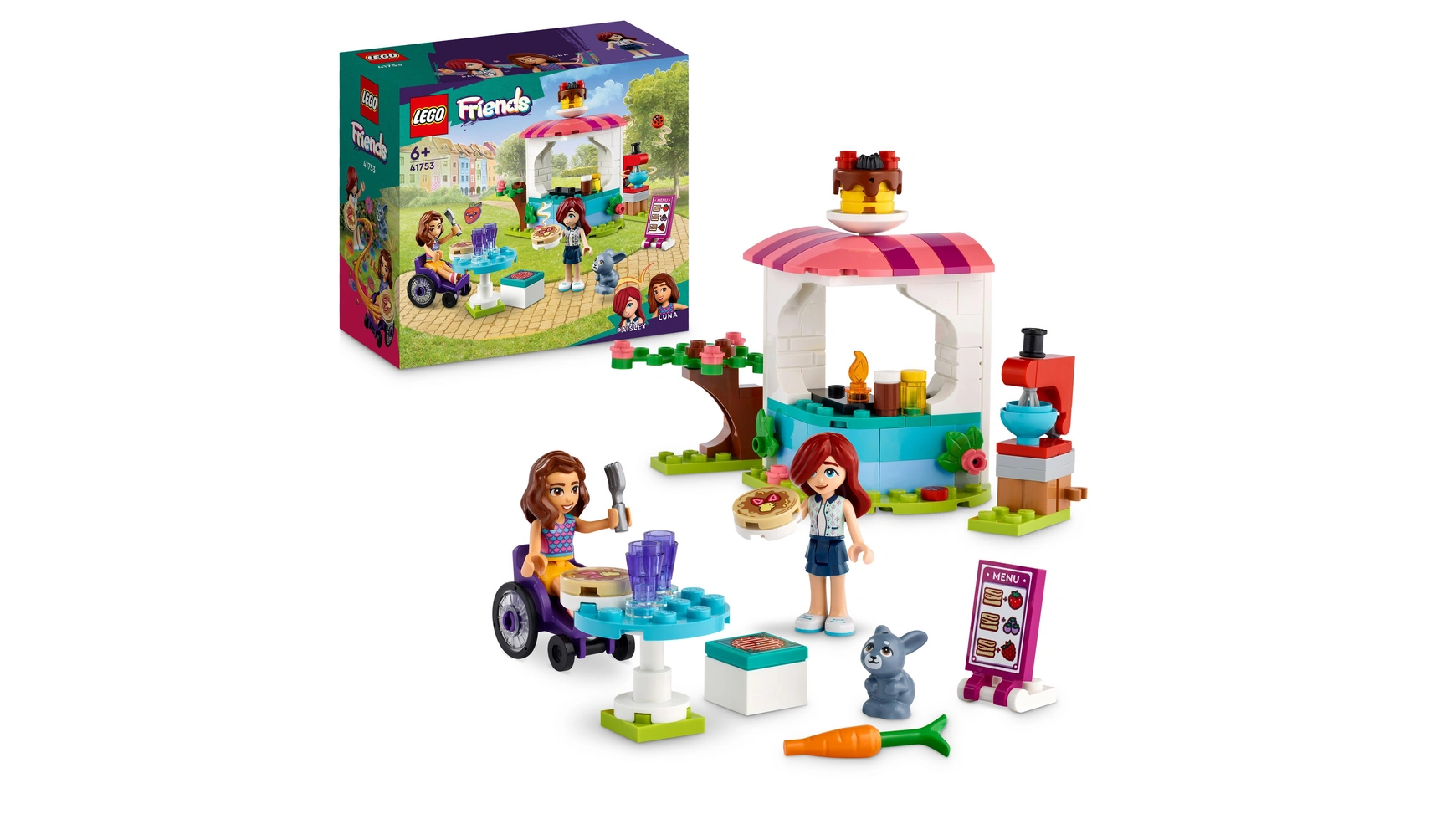 Lego Friends Набор игрушек Блинная лавка с фигуркой кролика