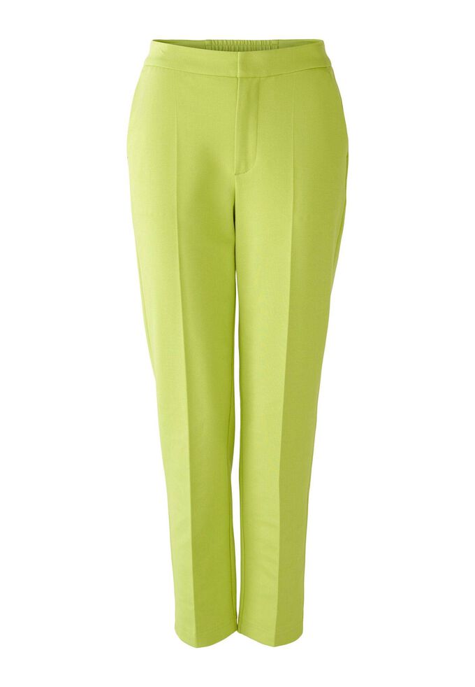 Трикотажные брюки фейлия Oui, зеленый