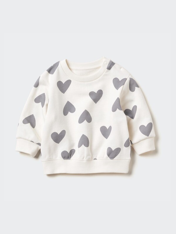 

Толстовка с рисунком Uniqlo, белый/серый
