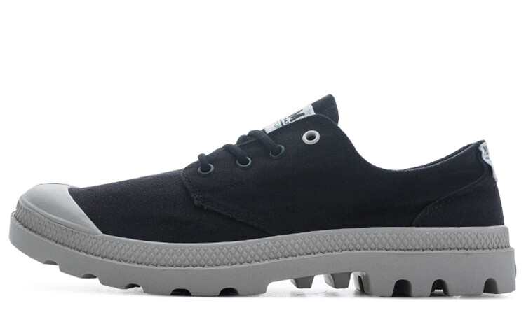 

Pampa Canvas Shoes Unisex Low-top Black/Grey Palladium