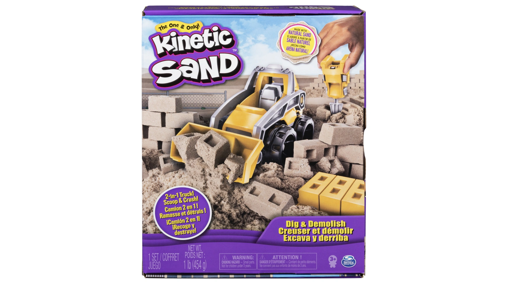 Spin Master Набор для строительства с кинетическим песком набор с кинетическим песком динозавры тм let s play
