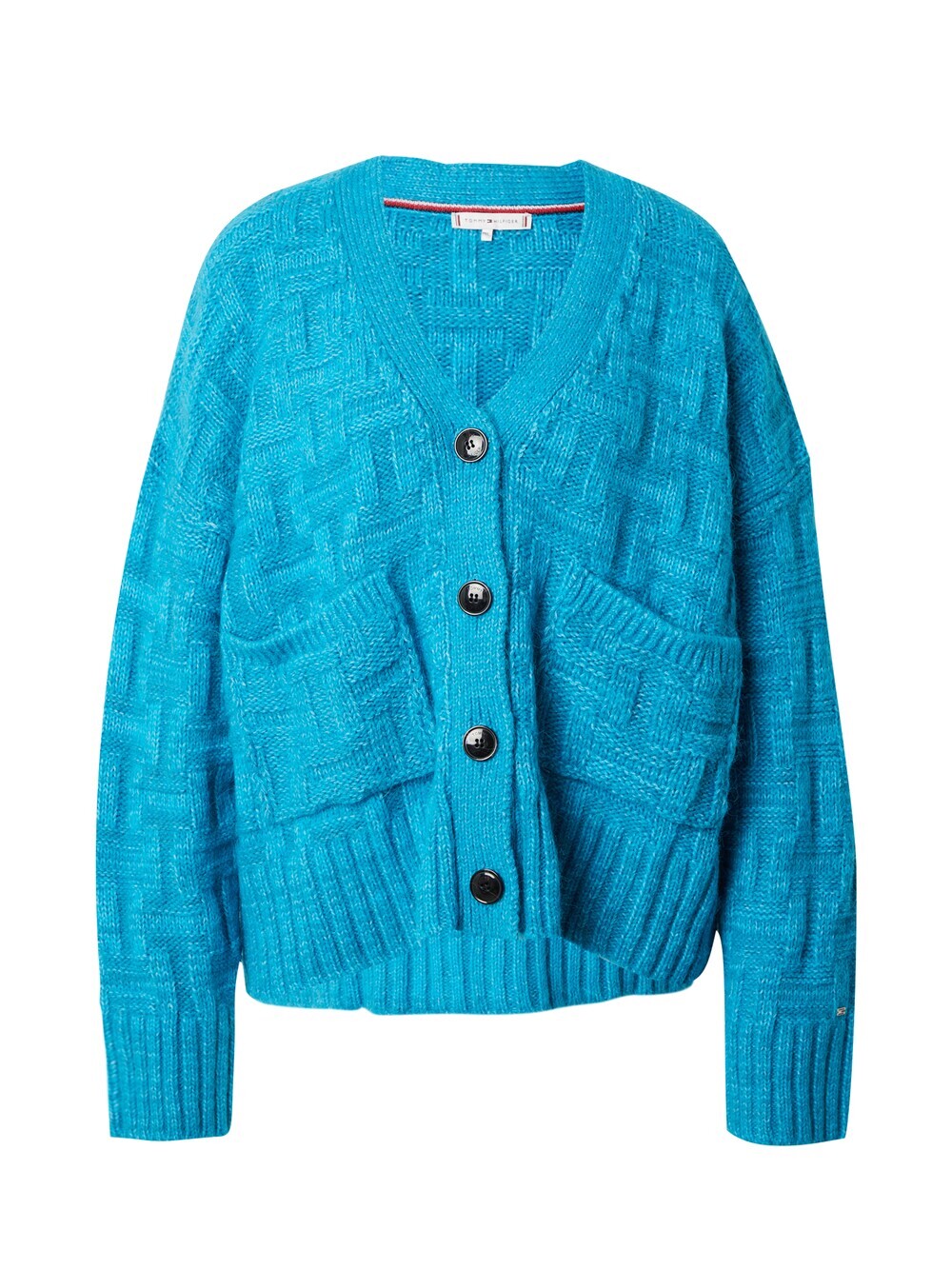 

Вязаный кардиган TOMMY HILFIGER, синий