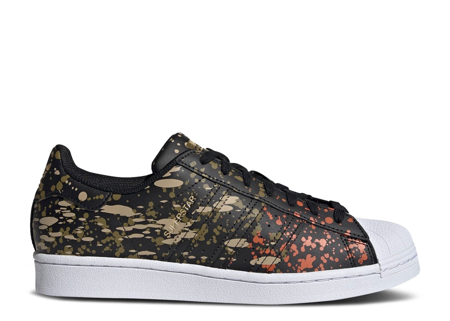 

Кроссовки adidas Superstar 'Splashes, Splatter And Drips - Black', черный