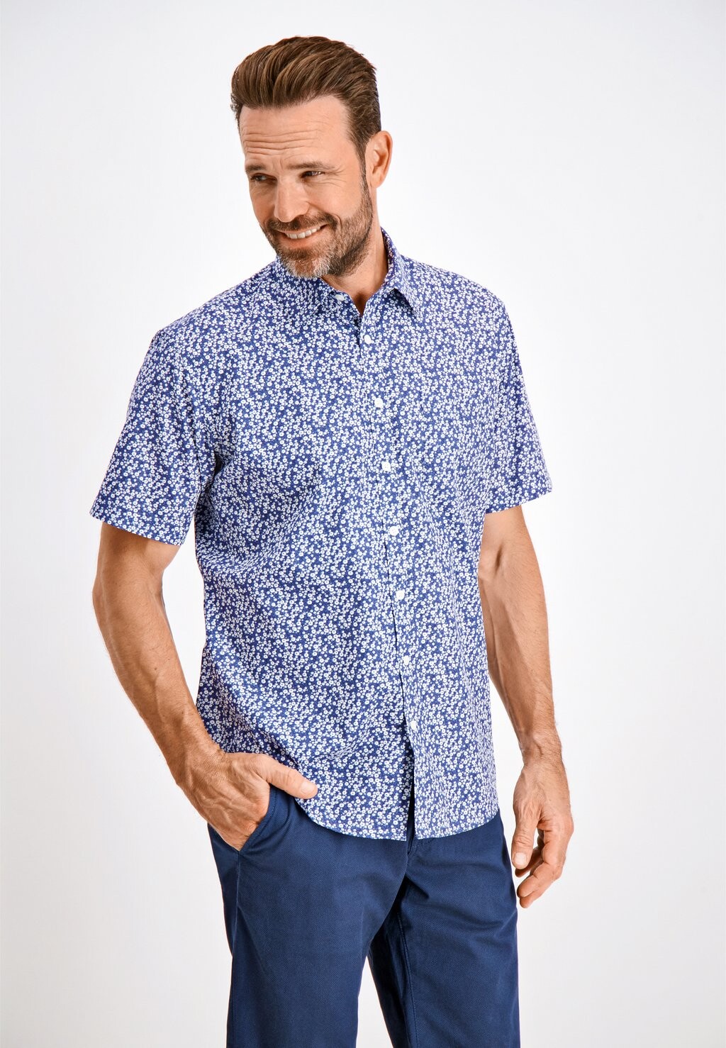 

Рубашка AOP BOX S/S Jack's Sportswear, цвет dk blue