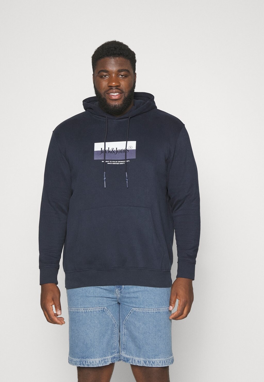 

Толстовка с капюшоном Jack & Jones, темно-синий