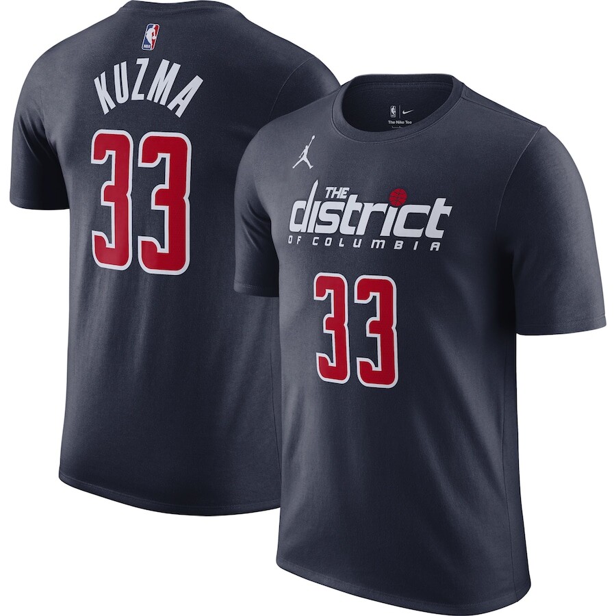 

Футболка с коротким рукавом Jordan Brand Washington Wizards, нави