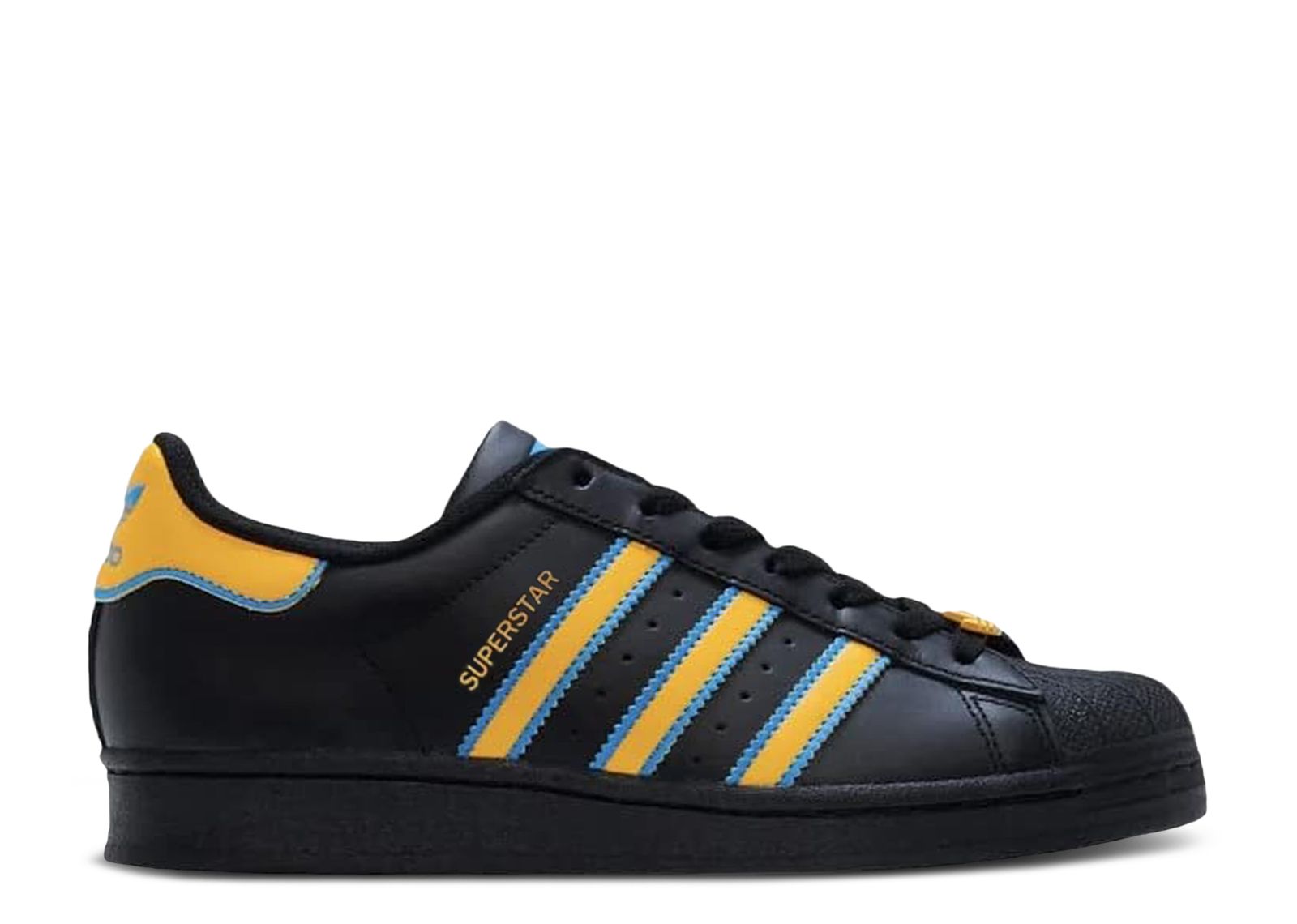 

Кроссовки adidas Superstar J 'Black Gold Blue', черный