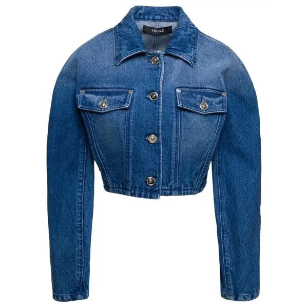 

Джинсы giubbotto denim Versace, синий