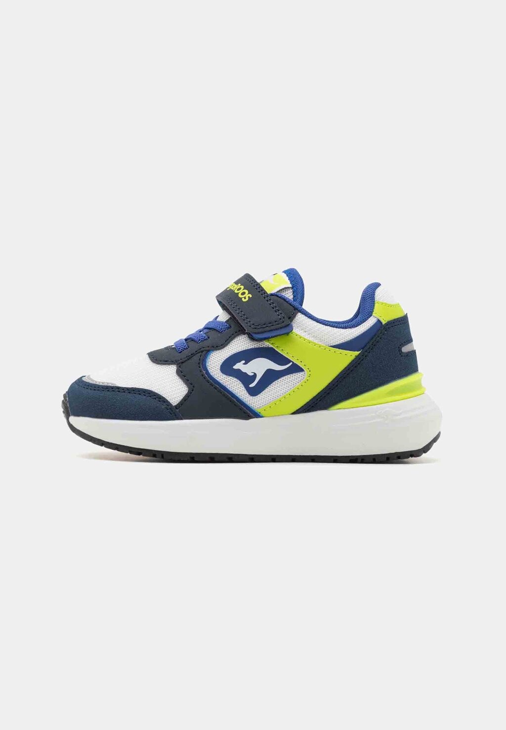

Низкие кроссовки K-Sneak Heat Unisex KangaROOS, цвет dark navy/lime, Серый