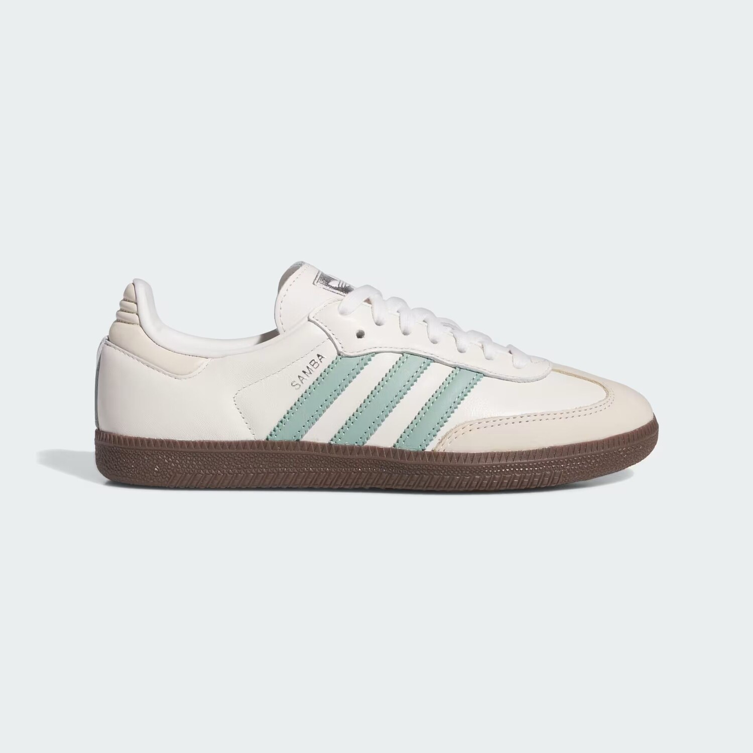 

Кроссовки Samba OG Adidas, цвет Cloud White/Hazy Green/Wonder White
