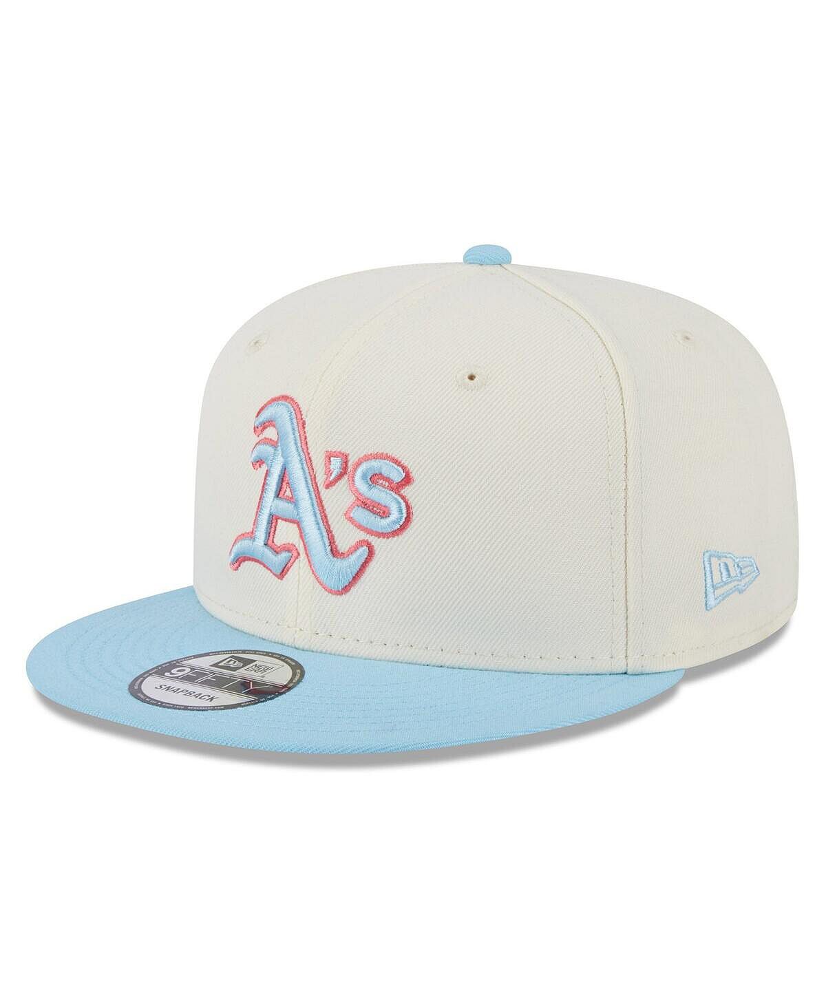 

Мужская кремово-голубая кепка Oakland Athletics Spring Basic двухцветная кепка Snapback 9FIFTY New Era