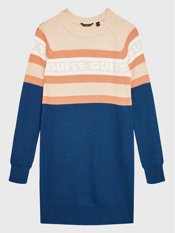 

Трикотажное платье обычного кроя Guess, синий