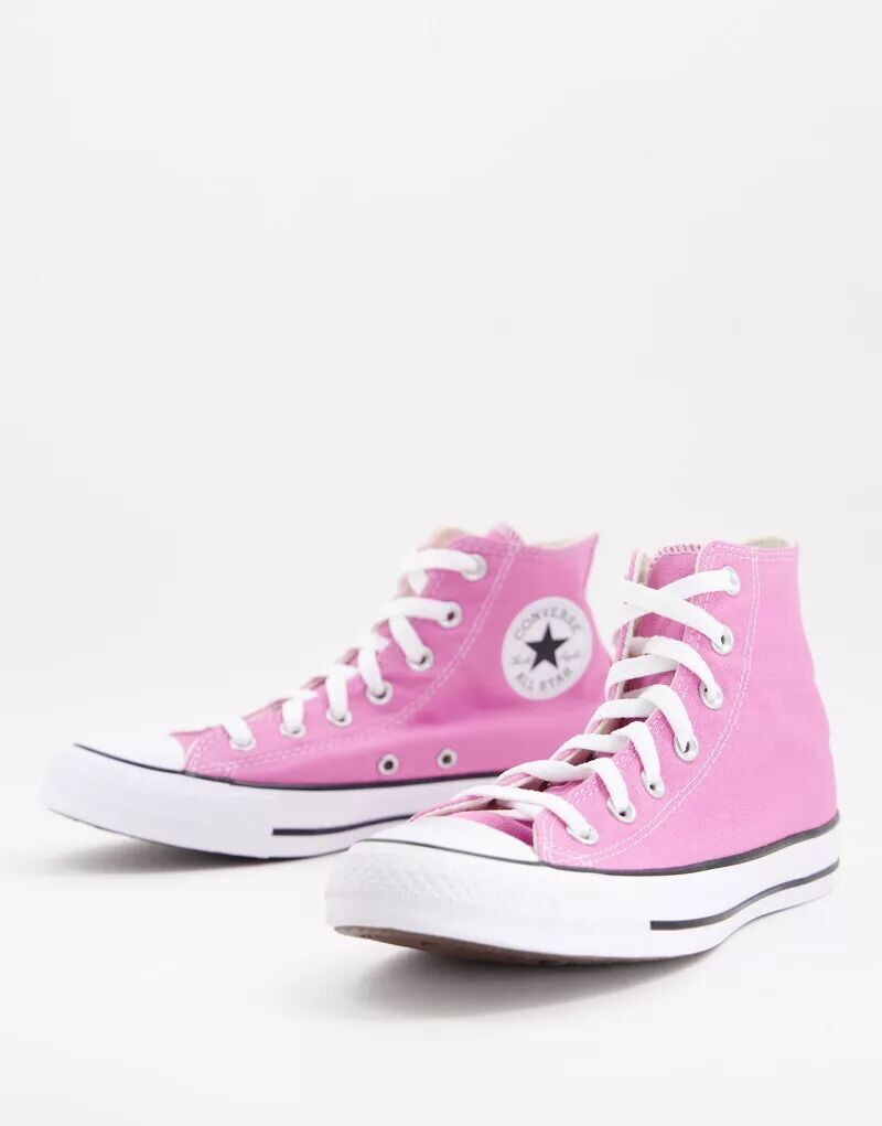 

Розовые высокие кеды Converse Chuck Taylor