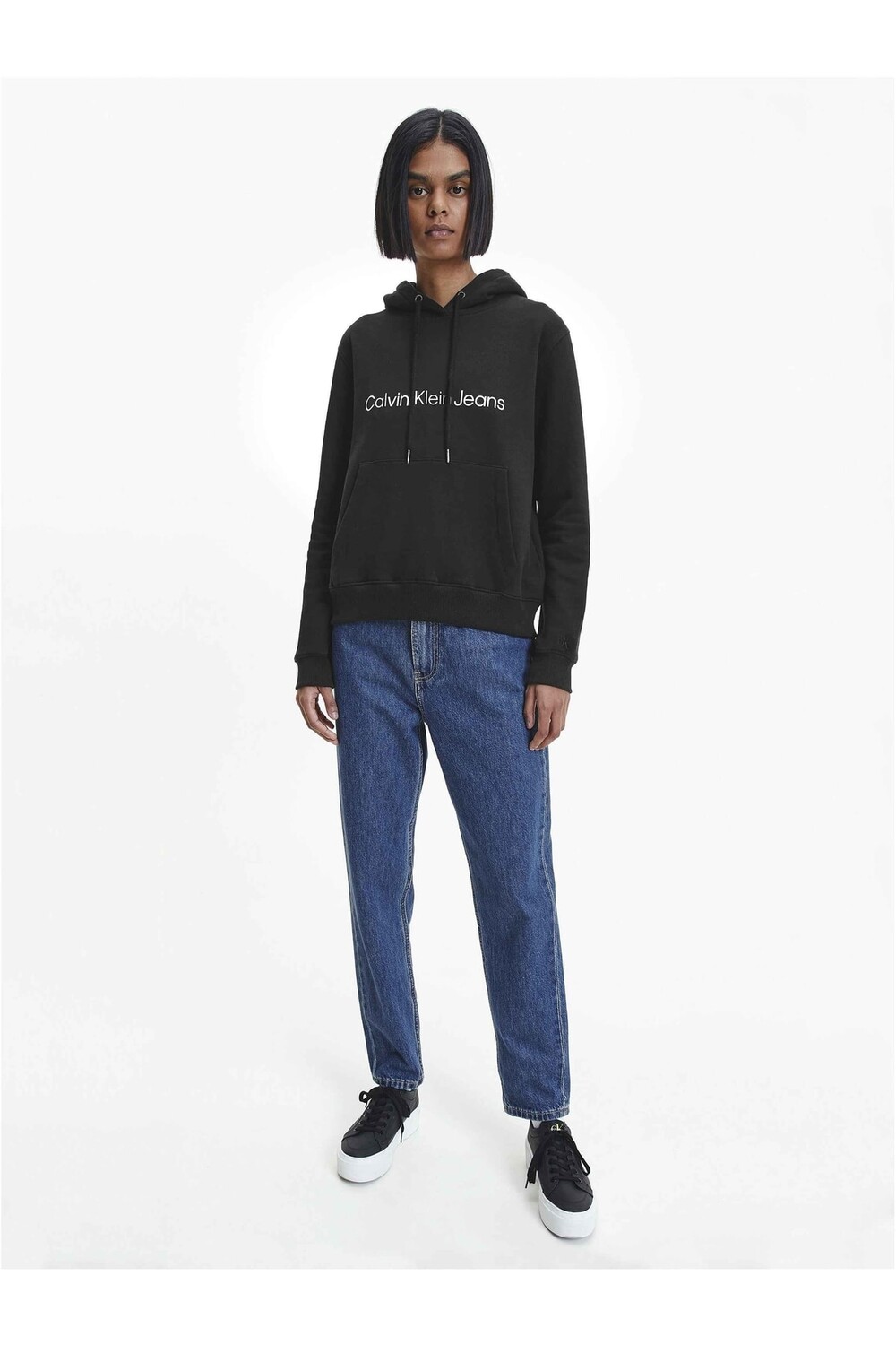 

Толстовка - Черный - Классический крой Calvin Klein, черный