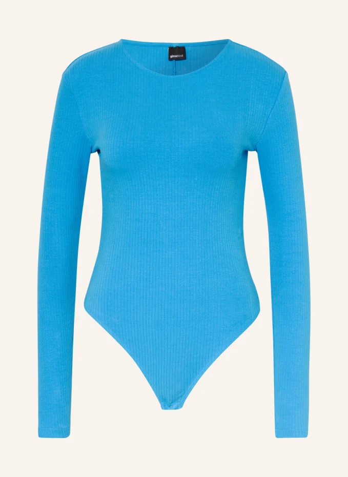

Боди maggie с вырезами Gina Tricot, синий