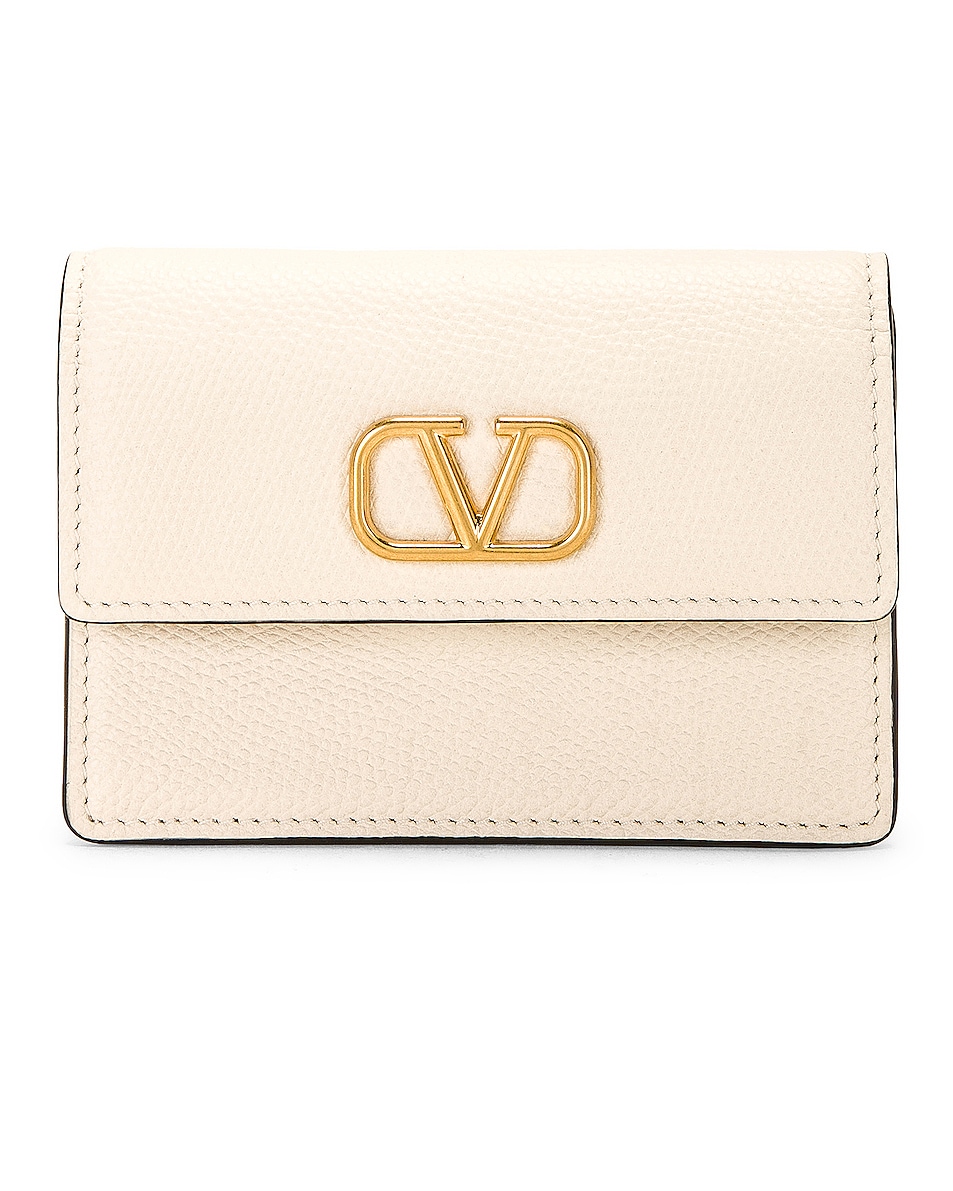 

Сумка Valentino Garavani V Logo Signature Card Holder, цвет Light Ivory