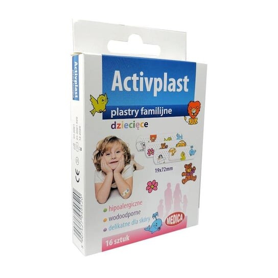 

Activ plast, Детские семейные пластыри, 16 шт.