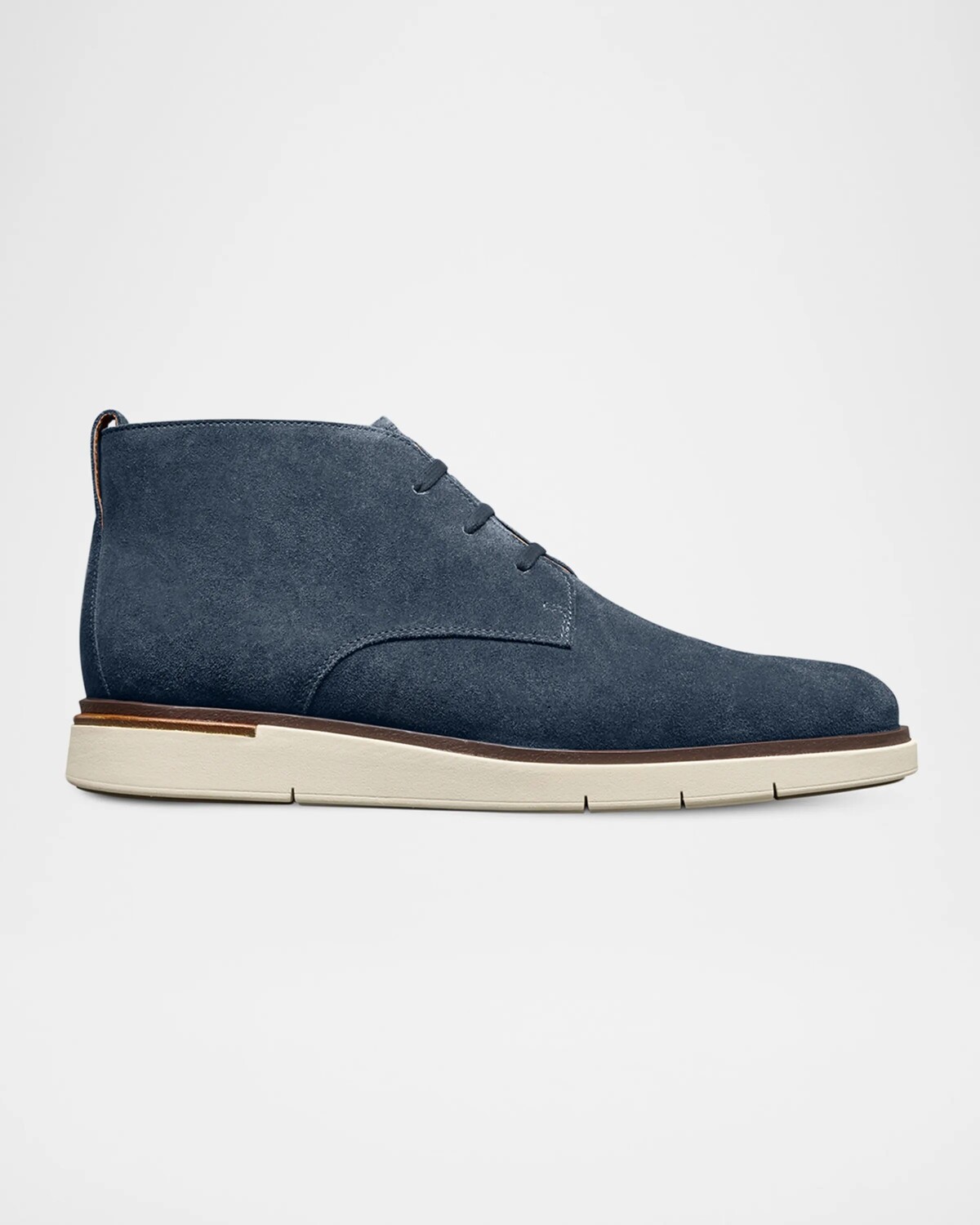 

Мужские замшевые кроссовки Carson Chukka Allen Edmonds, темно-синий