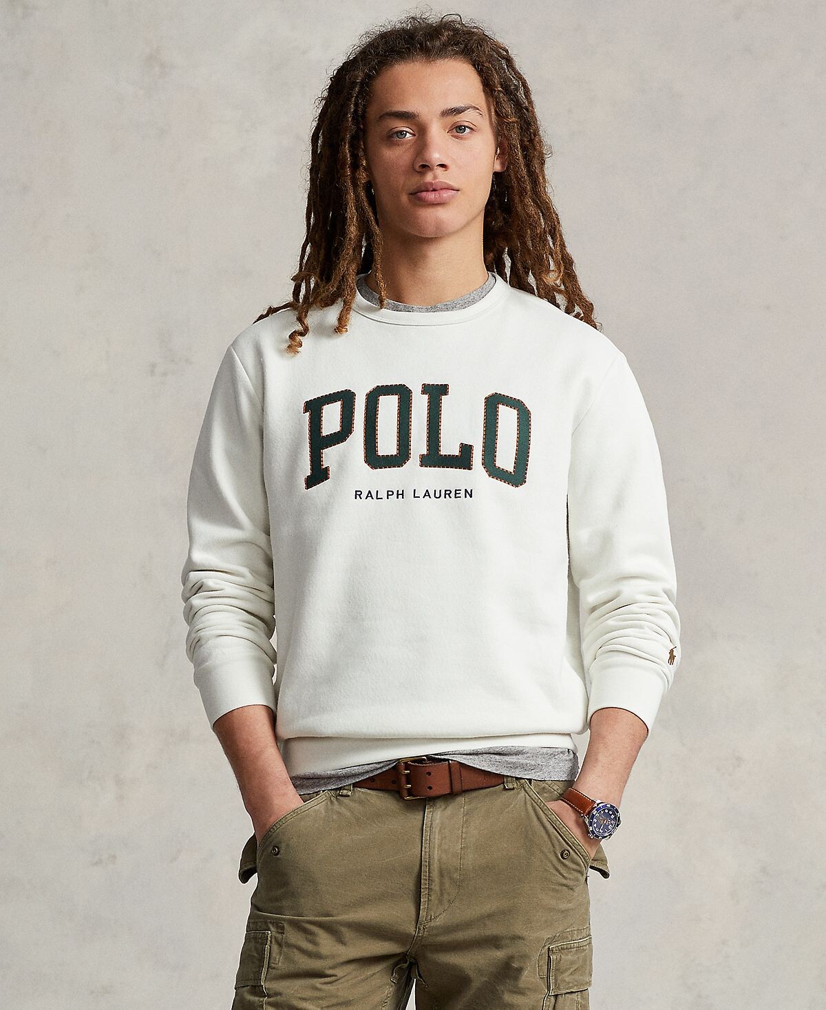 

Мужская флисовая толстовка с логотипом The RL Polo Ralph Lauren