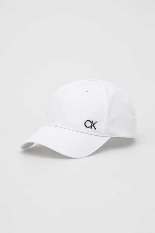 

Хлопковая бейсболка Calvin Klein, белый