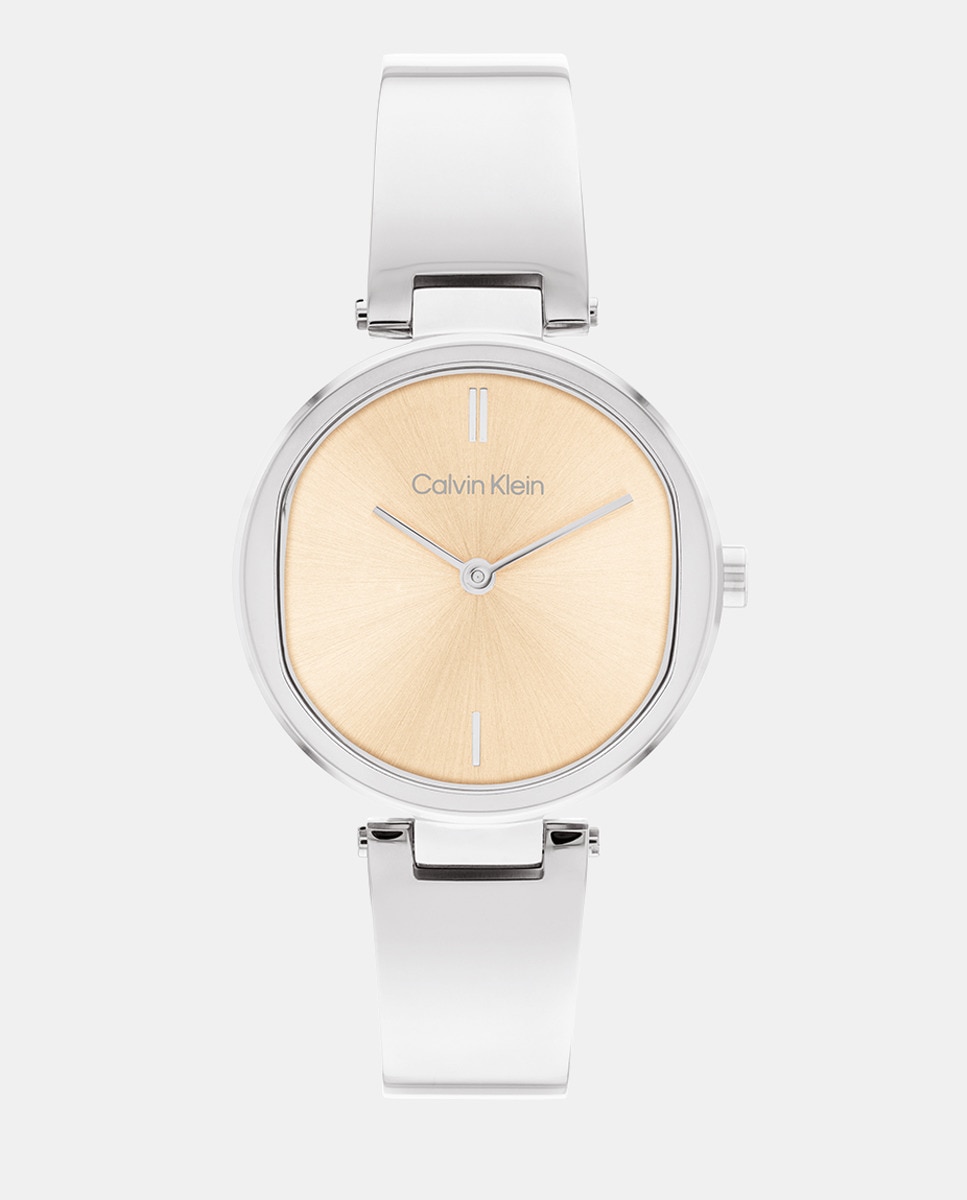 CK Elevated 25200311 стальные женские часы Calvin Klein, серебро индивидуальный персонализированный браслет из нержавеющей стали с золотым именем браслеты для женщин индивидуальный модный браслет манж