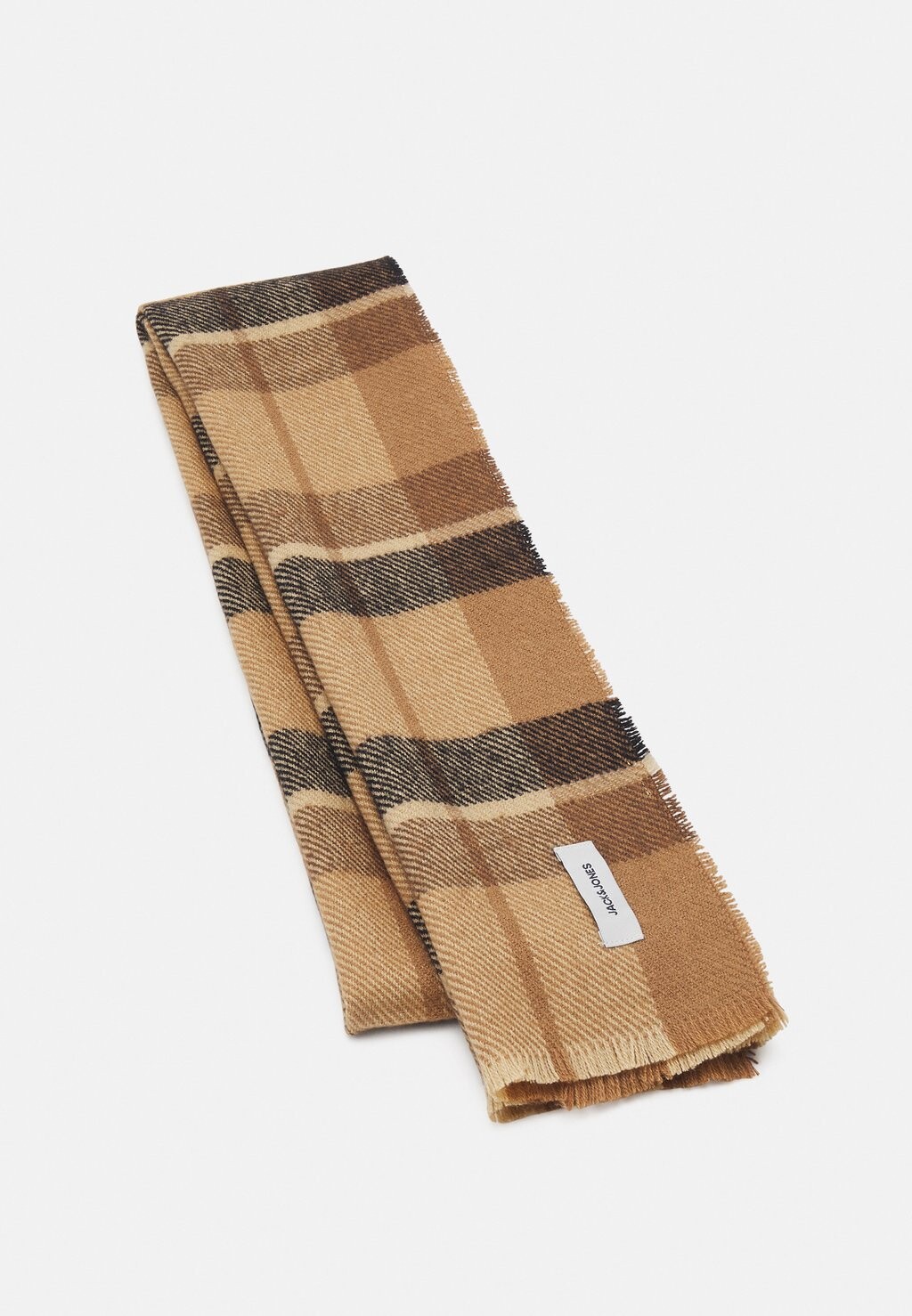 

Шарф JACSOLID CHECKS UNISEX Jack & Jones, какао-коричневый