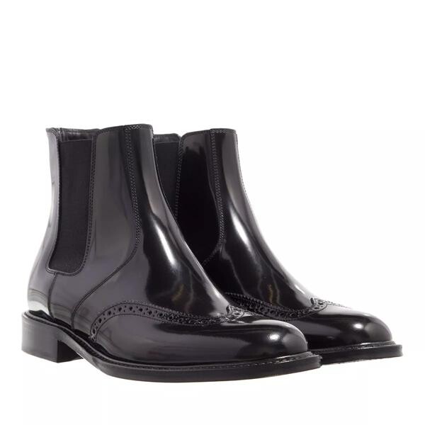 

Сапоги patent leather ankle boots Saint Laurent, черный