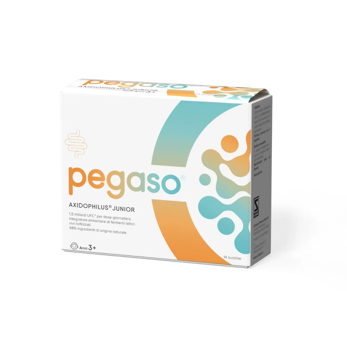 

Pegaso Axidophilus Junior 14 пакетиков по 1,5 г без глютена
