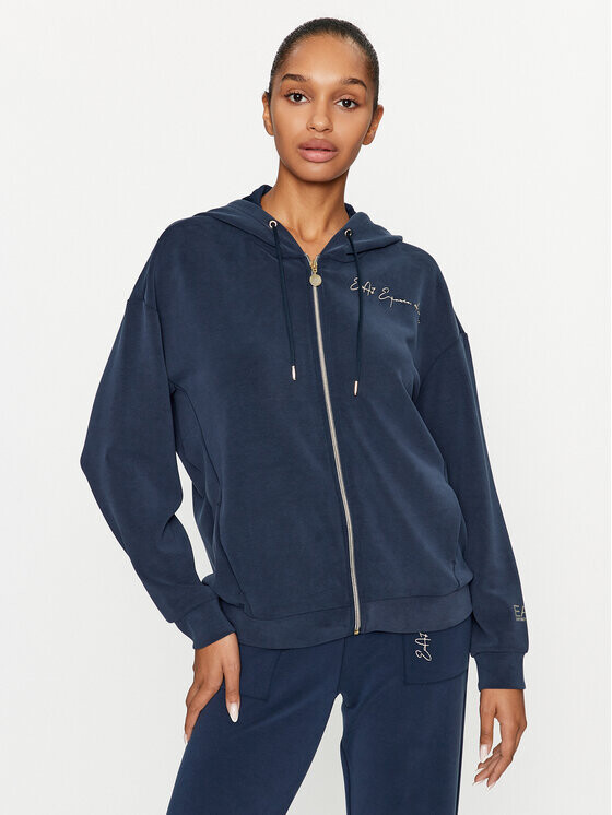 

Толстовка обычного кроя Ea7 Emporio Armani, синий